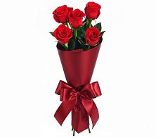 Букет 5 Красных роз Эдлесс Лав в Уйское