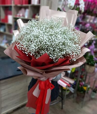 Букет цветов из: Гипсофила в Уйское