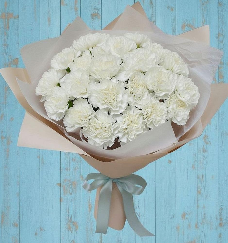 Букет цветов из: Гвоздики в Уйское