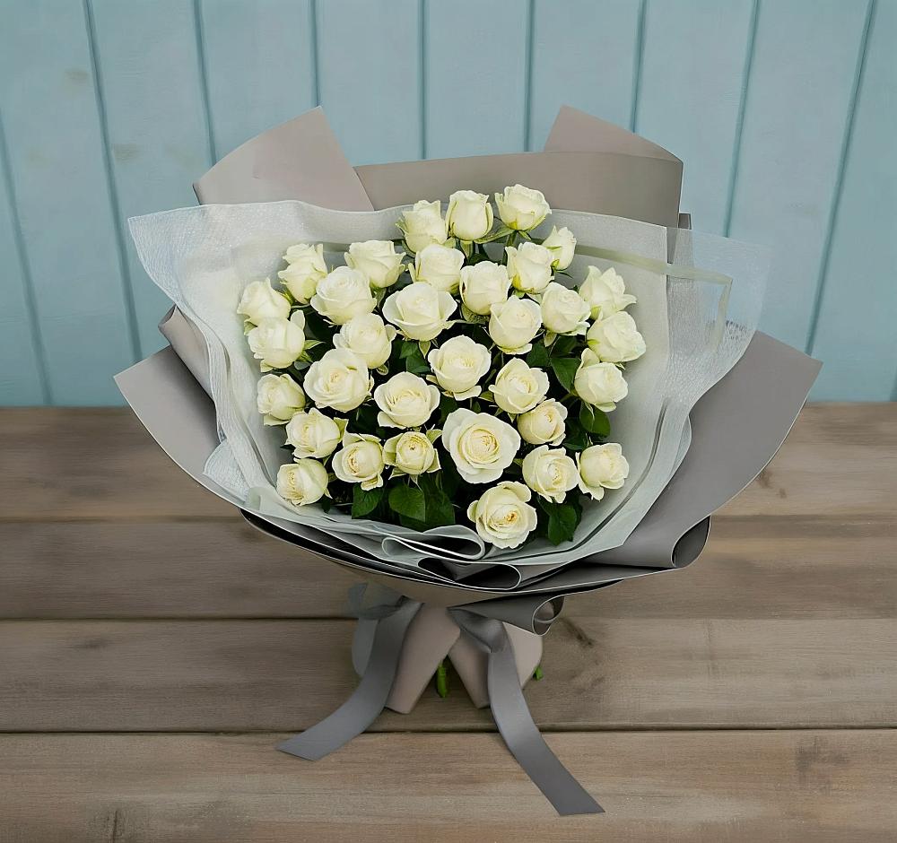 Букет Белоснежная нежность в Уйское