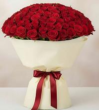 Букет 101 Красная роза Милано в Уйское