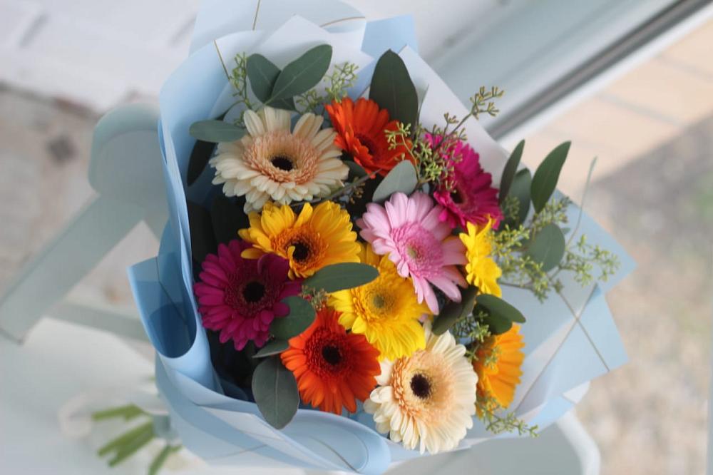 Букет цветов из: Герберы в Уйское