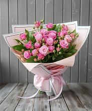 Букет Розовый кустик в Уйское