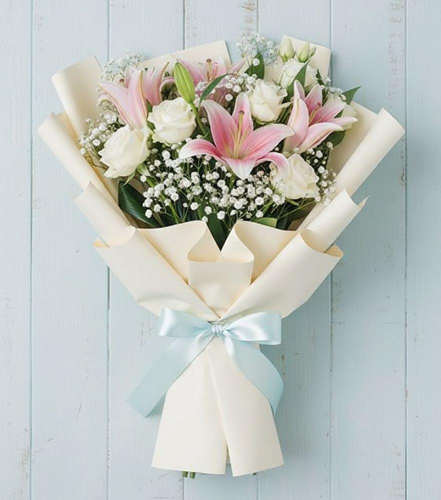 Букет цветов из: Лилии в Уйское