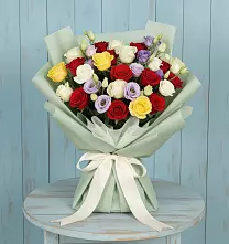 Букет цветов из:  Розы в Уйское