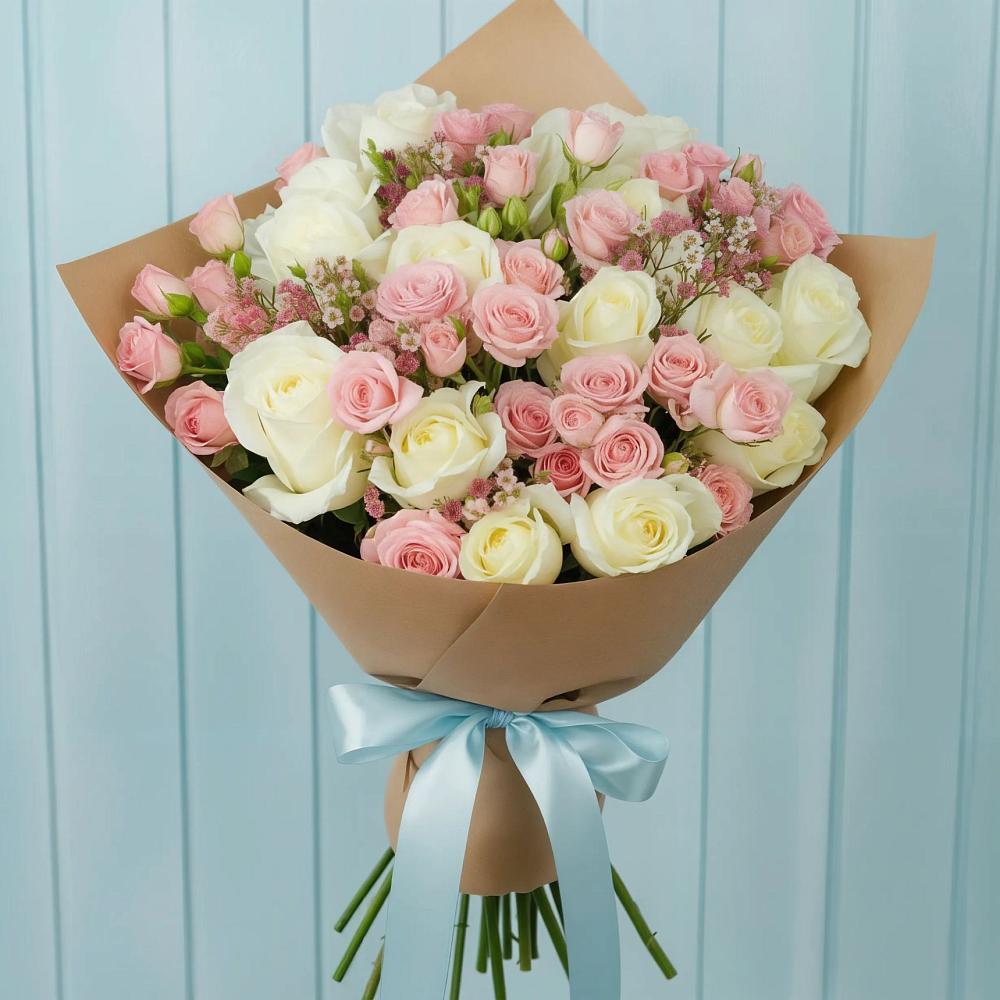 Букет цветов из: Розы в Уйское