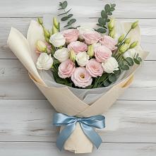 Букет цветов из:  Лизиантусы в Уйское