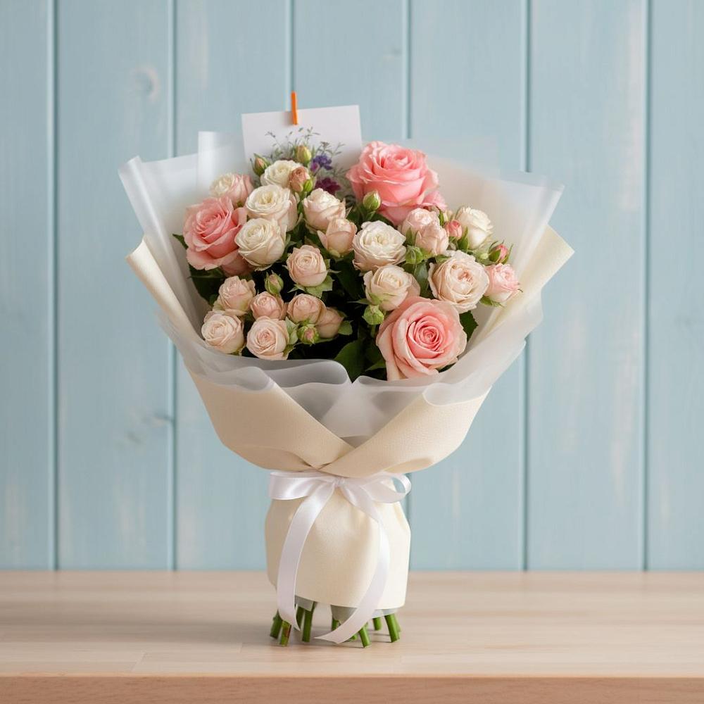 Букет цветов из: Розы в Уйское