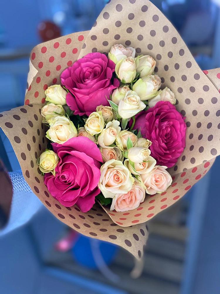 Букет цветов из: Розы в Уйское