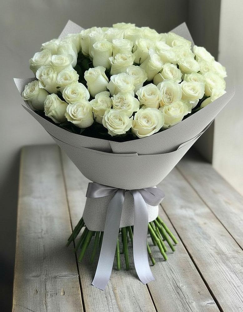 Букет 35 Белых роз в Уйское