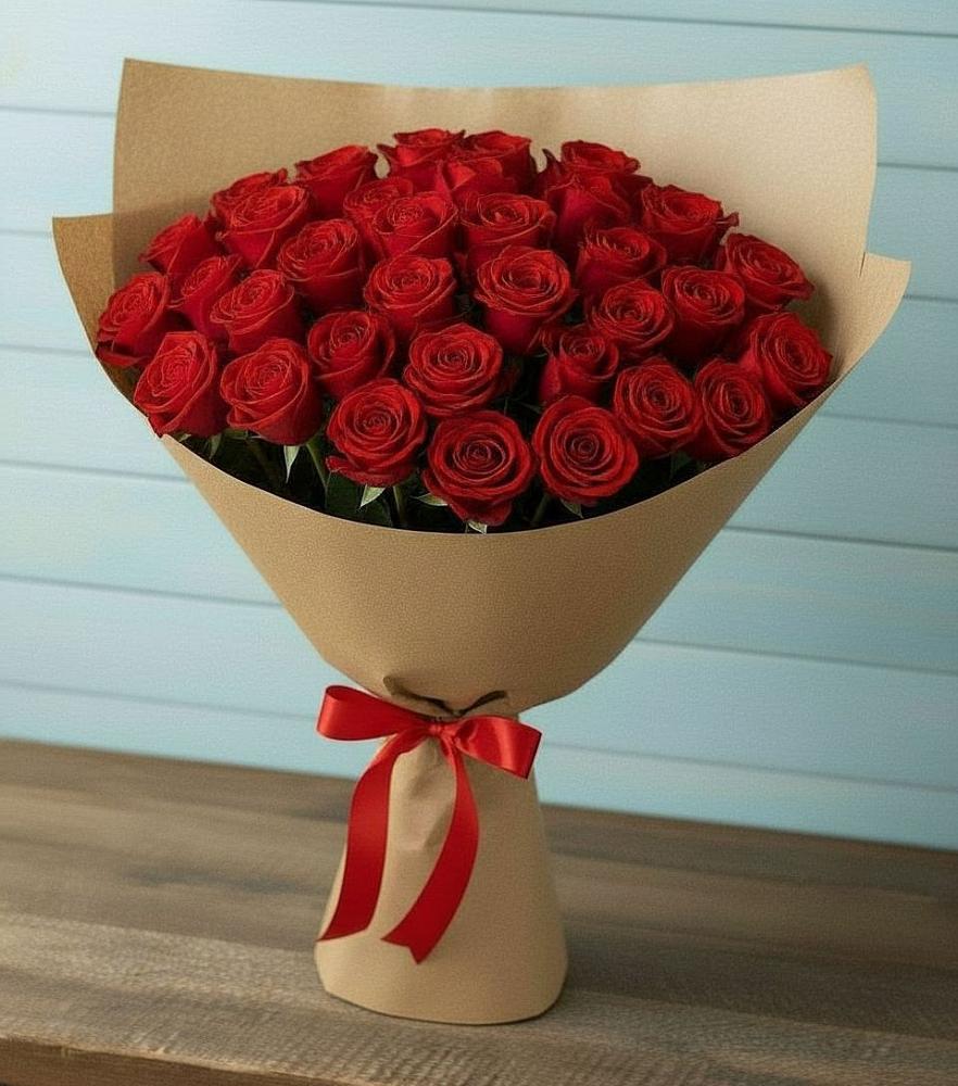 Букет Красные розы Милано в Уйское