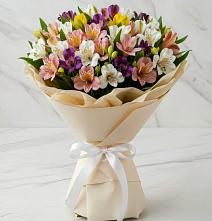 Букет цветов из:  Альстромерии #REPLACE_PRED# Уйское
