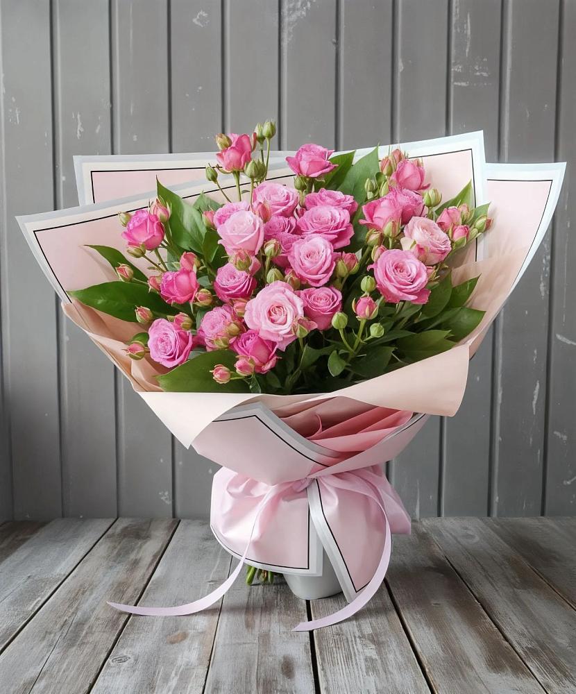 Букет Розовый кустик в Уйское