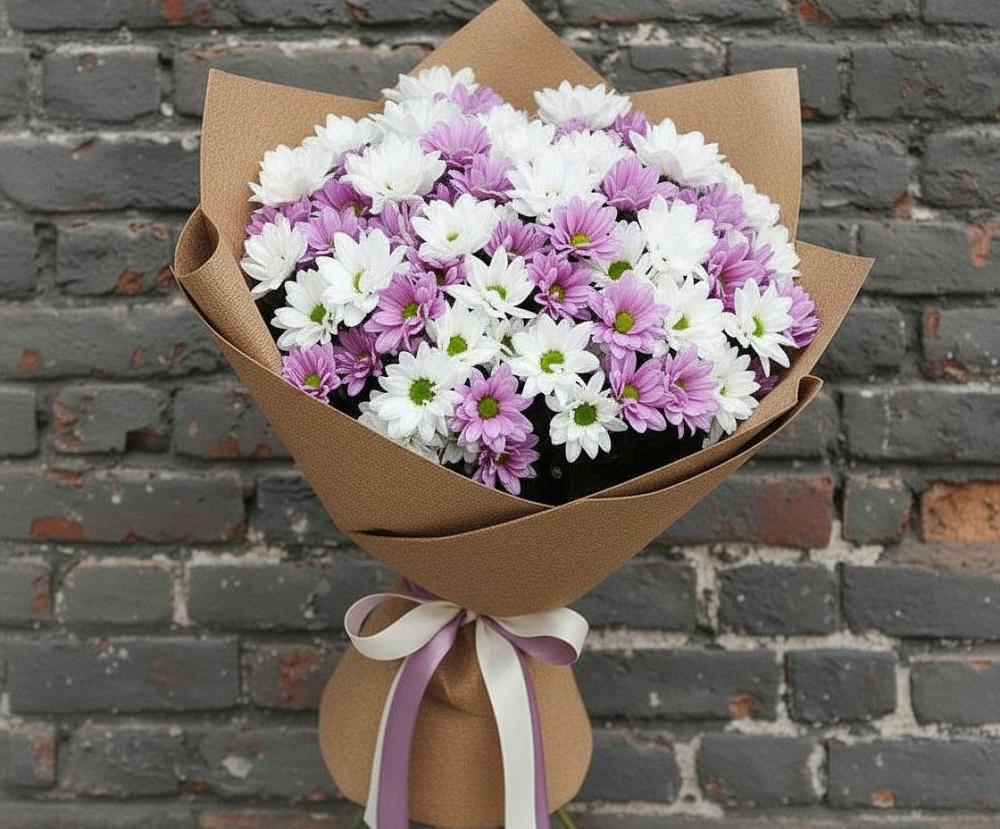Букет цветов из: Хризантемы в Уйское