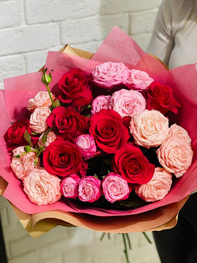 Букет цветов из: Розы в Уйское