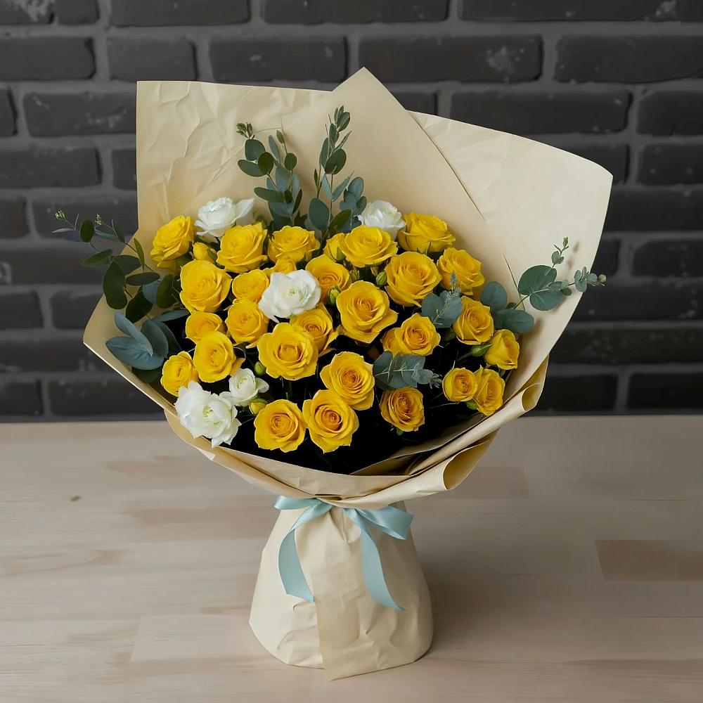 Букет цветов из: Розы в Уйское