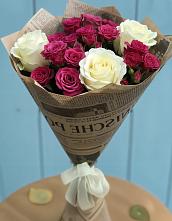 Букет цветов из:  Розы в Уйское