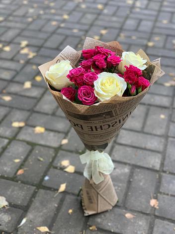 Букет цветов из: Розы в Уйское