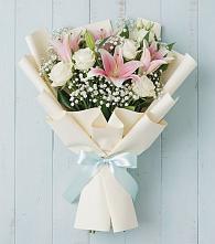 Букет цветов из:  Лилии в Уйское