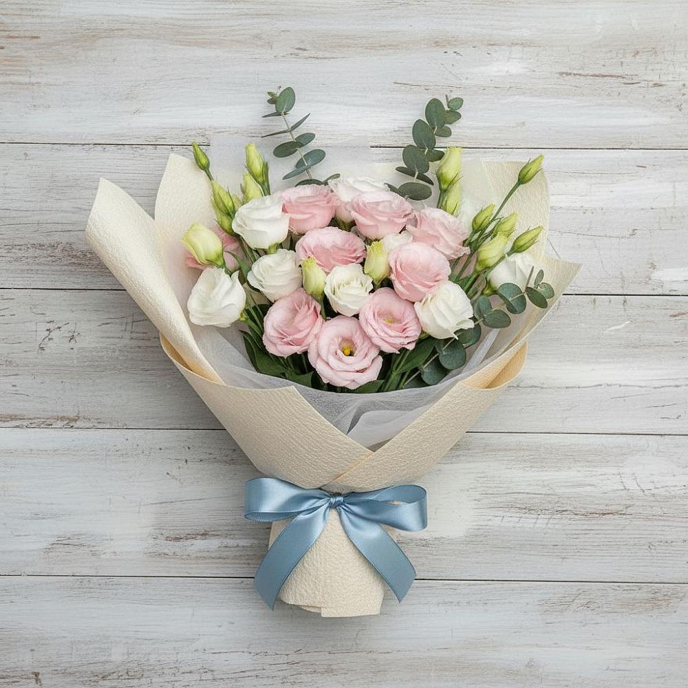 Букет цветов из: Лизиантусы в Уйское