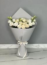 Букет цветов из:  Розы и Лизиантусы в Уйское